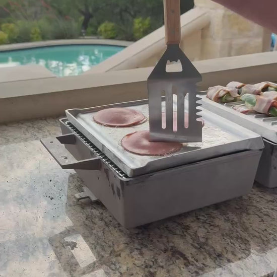 3GBBQTX Griddles, Grates & Grills BBQ Grilling BBQ Accessories Spatula